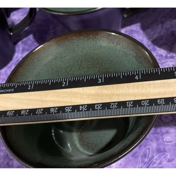 Gabbay Fusion Wasabi Coffee Tea Mugs Mug Cup Green Gibson‎ Set Of 4 - Picture 3 of 5